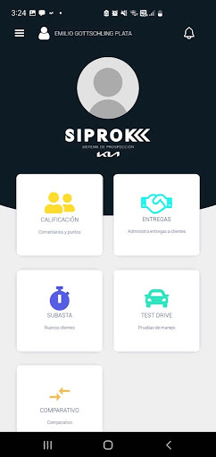 KIA Siprok Colombia. Screen 2