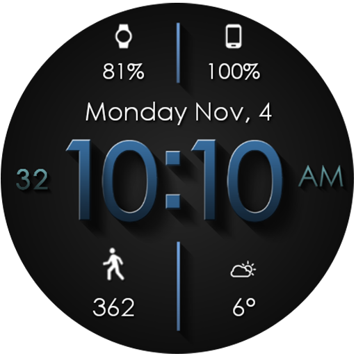 Material Shadow HD Watch Face  Icon