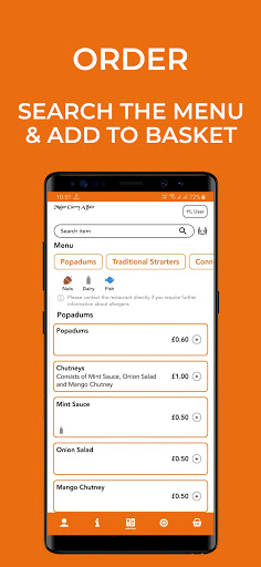 Android application Major Curry Affair Tipton screenshort