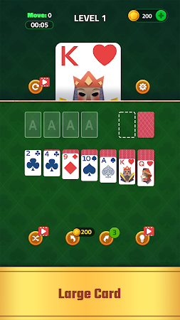 Game screenshot Big Card Solitaire mod apk