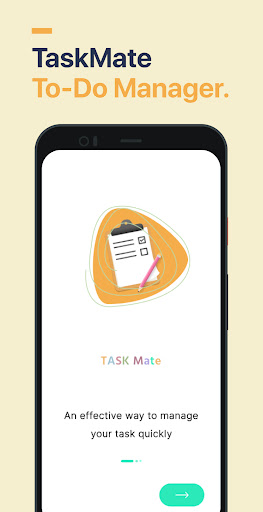 Android application TaskMate: To-Do Manager screenshort