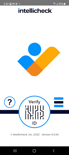 Android application Intellicheck Mobile screenshort