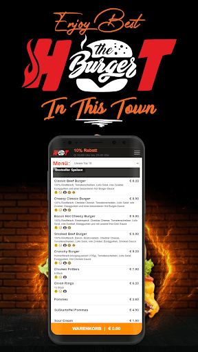 The Hot Burger Screen 3