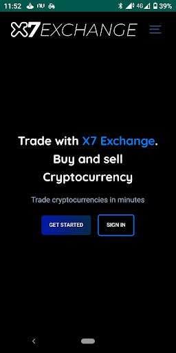 Android application X7 Exchange screenshort