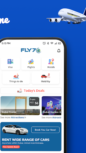 Fly7c: Travel and Sightseeing Screen 2
