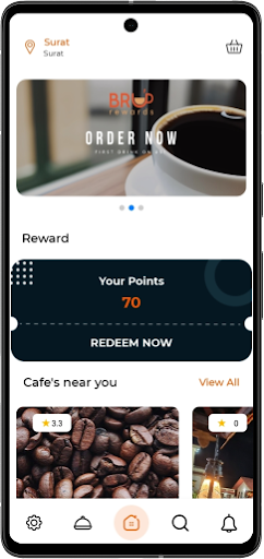 Android application BRU'D Rewards screenshort