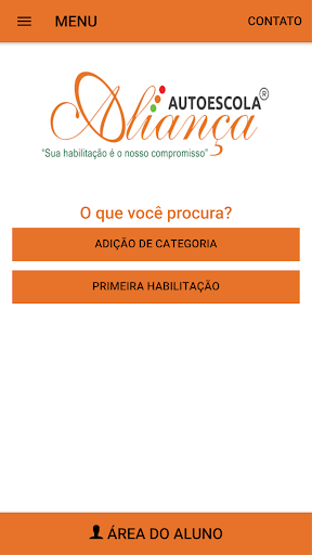 Android application Autoescola Aliança screenshort