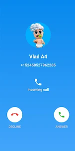 fake call with Влад А4 -Vlad