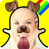 Snap face dog Filter icon
