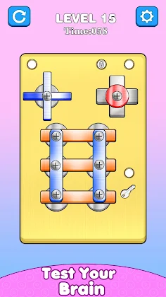Screw Nuts & Bolts Pin Puzzle - Screenshot 3