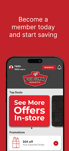 Android application Black Diamond Markets screenshort