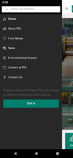 MyTeamPSC Screen 2