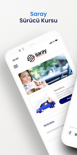 Android application Saray Sürücü Kursu screenshort