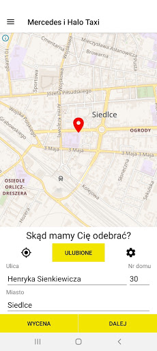 Mercedes i Halo Taxi Siedlce Screen 3