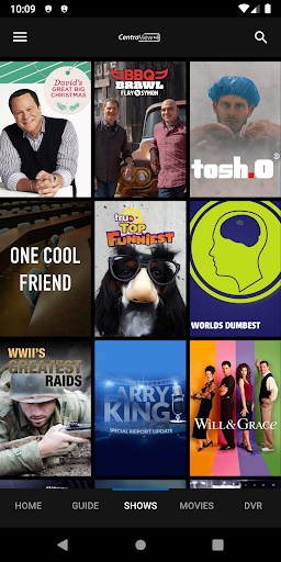 Screenshot of CentraView