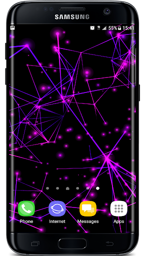 Flow Particles 3D Live Wallpap Screen 3