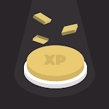 Level Up Button Gold - XP Play Games icon