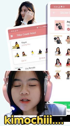 Android application Stiker WA Cewek Cantik Seksi screenshort