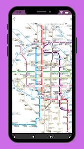Mapa do Metrô de Osaka 2023