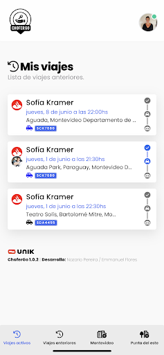 Chofer Go Screen 2