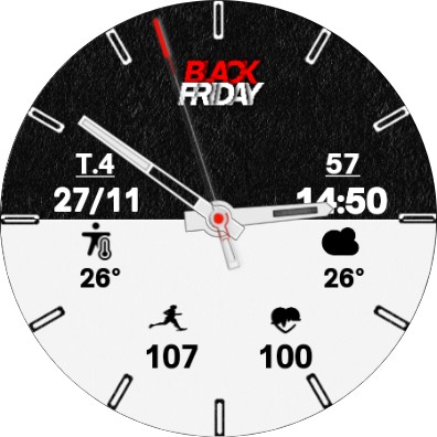 N-SPORT719 Black & White Watch screenshot 15