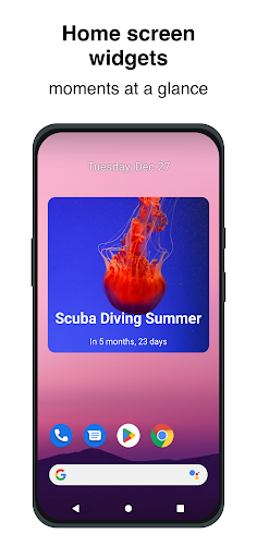 Moments - Countdown widget Screen 2