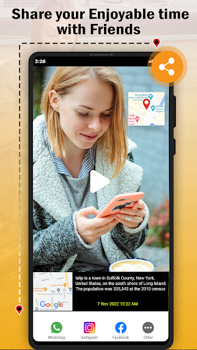 GPS Map Video Camera App Screen 3