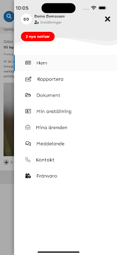Uddevalla omnibus - Intranät Screenshot
