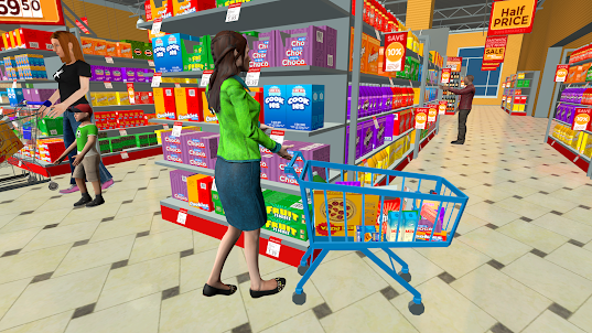 Shopping Mom-Supermarket Sim