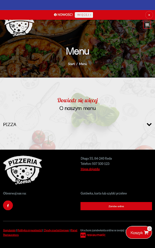 Pizzeria Roma - Starzyno Screen 3