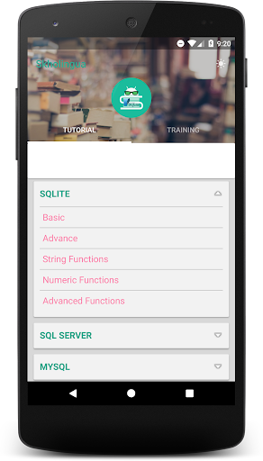 SQL Tutorial with Training Screen 2
