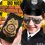 Police badge joke icon