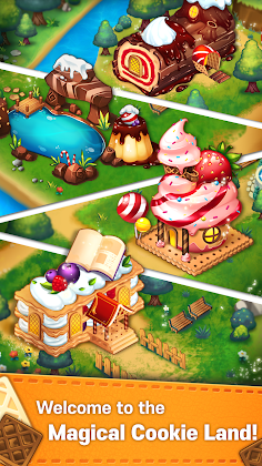 Magical Cookie Land: Match 3 F - Screenshot 2