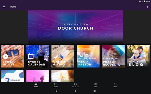 Screenshot of Door Church