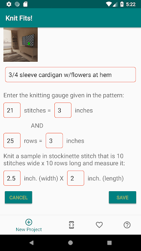 Knit Fits! Screen 3