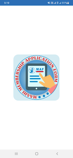Android application Maahi Membership Form screenshort