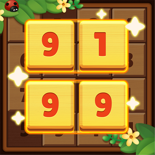 Wood Ten: Number Puzzle Logo