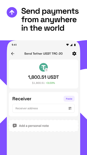 Enigma - Crypto Wallet Screen 3