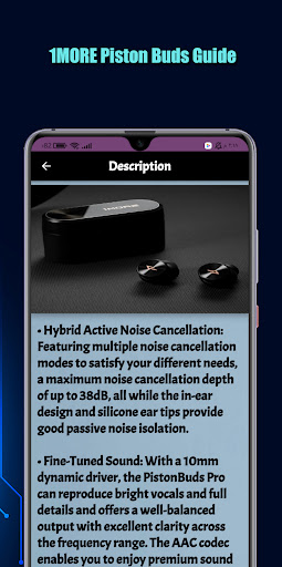 1MORE Piston Buds Guide