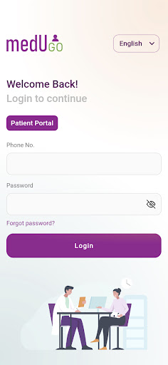 Android application medUGO - Client screenshort