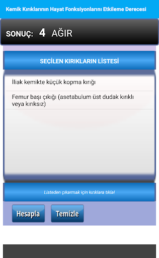 Kemik Kırık Hesaplama Adli Tıp Screen 3