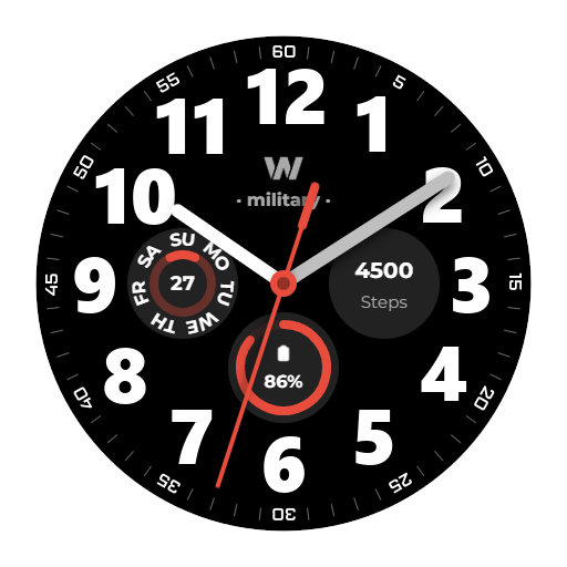 WES15 - Military Watch Face Logo
