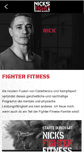 FIGHTER FITNESS Screen 3