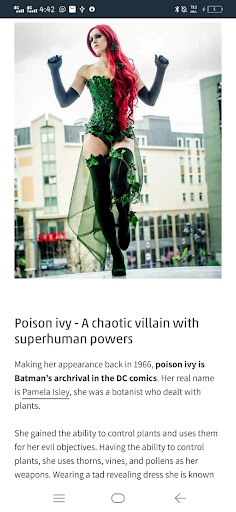 Poison Ivy Costume