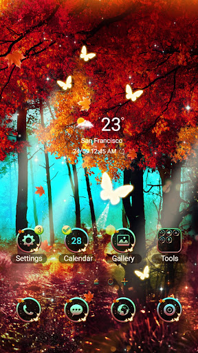 Android application Forest in Autumn - Wallpaper screenshort