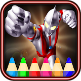 how to color ultraman zero fans icon