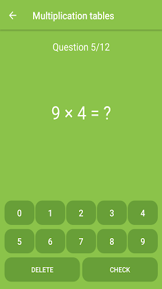 Multiplication tables 1 to 12 - Screenshot 3
