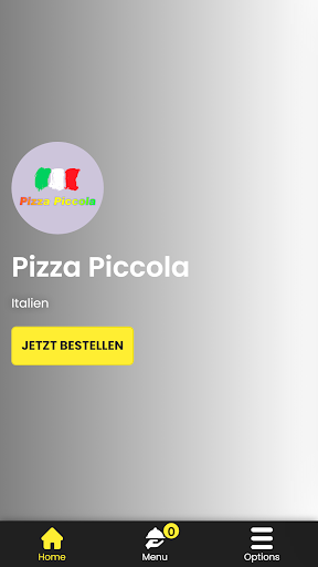 Android application Pizza Piccola Schönborn screenshort