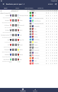 Imágen 10 Resultados para la Ligue 1 android