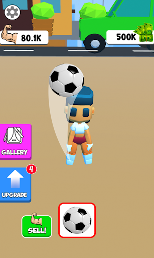 Android application Juggle Lifting Hero Workout screenshort
